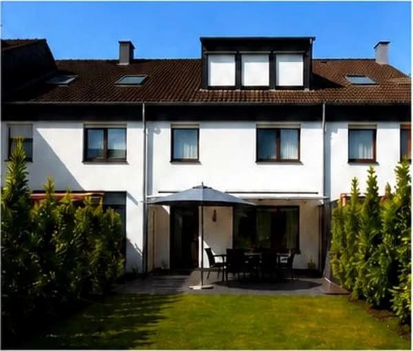 Immobilie in Egelsbach - Modernisiertes Reihenmittelhaus mit großem Garten, 3 Bädern und ausgebautem Dachgeschoss - Bild 1