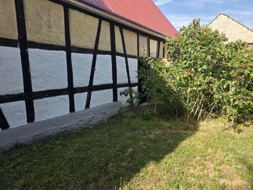 Immobilie in Hammelburg - Einfamilienhaus "3-Seiten-Hof" in 97762 Hammelburg-Gauaschach, 11 km bis Hammelburg (ID 10707) - Bild 1