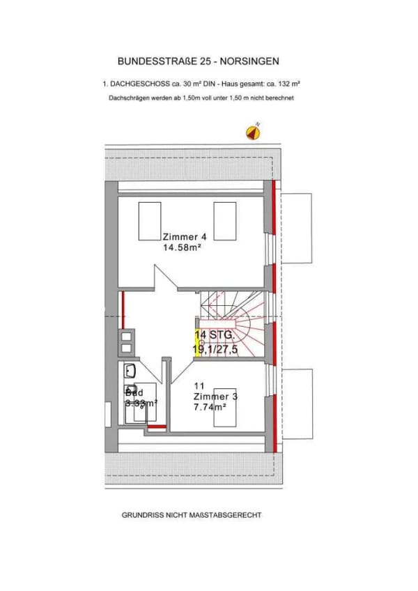 Immobilie in Ehrenkirchen - Endreihenhaus - Kernsaniert - Norsingen - Inkl. Garage und Hobbyraum - Bild 3