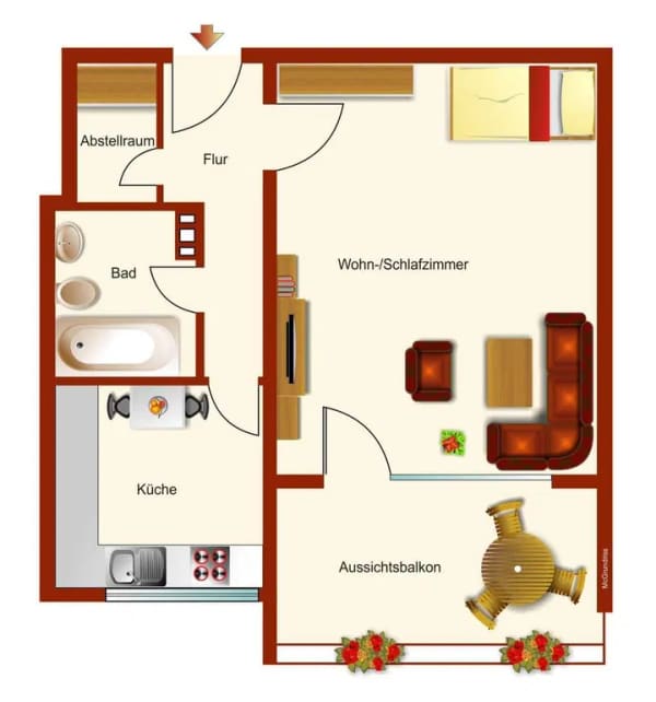 Immobilie in Göppingen - Mit Aufzug und Aussichtsbalkon! - Bild 2