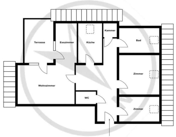 Immobilie in Dossenheim - 100 qm + Dachterrasse + 2X TG-Stellplatz + 2X Keller - Bild 1