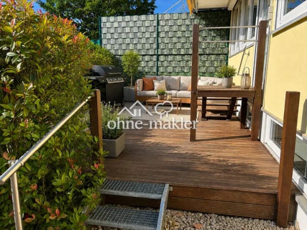 Immobilie in Bergrheinfeld - Familientraum mit Garten – großzügige Maisonettewohnung über 2 Ebenen mit Terrasse und 2 Bädern - Bild 1