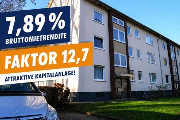 Immobilie in Lage - Kapitalanlage | 7,89 % Bruttomietrendite | Faktor 12,7 | ca. 24 % Eigenkapitalrendite p.a. - Bild 0