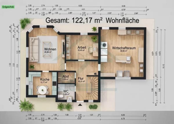 Immobilie in Waldeck - Massives Einfamilienhaus mit 249 m² Wohn-Nutzfläche inkl. 750 m² Grundstück in Waldeck bei Hermsdorf - Bild 4
