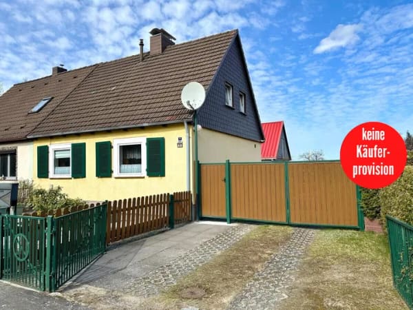 Immobilie in Eggesin - HORN IMMOBILIEN ++ RESERVIERT! gemütliches Zuhause in idyllischer Lage, Doppelhaushälfte in Eggesin - Bild 0