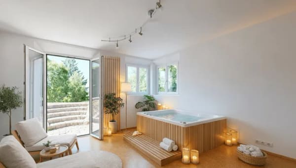 Immobilie in Hofkirchen - Traumhaftes Architektenhaus mit Schwimmteich, Doppel- und Tiefgarage in Hofkirchen - Bild 3