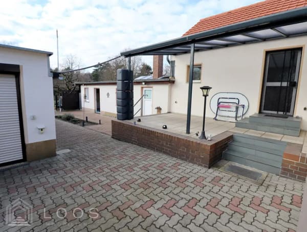 Immobilie in Sallgast - Wald vor der Tür: Sanierte DHH mit Garten, Terrasse und Nebengebäude - Bild 0