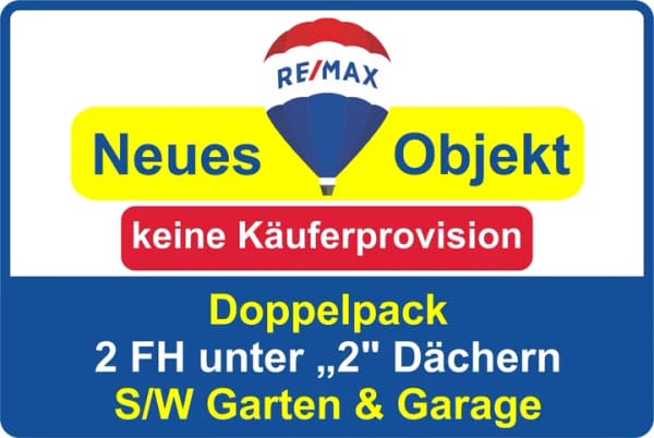 Immobilie in Kleinwallstadt - Keine Käuferprovision ! Doppelpack ! 2 FH unter "2 Dächern ! - Bild 0