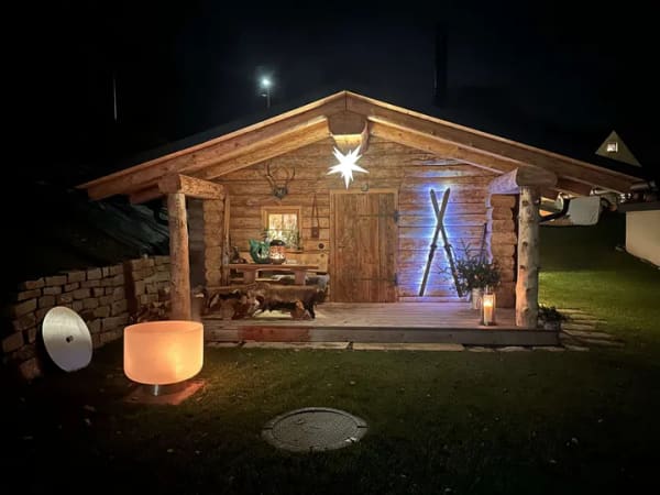 Immobilie in Rodewisch - MUSTERHAUS - Skihütte - Wochenendhaus - Gartenlaube - Vollholzstämme, Handarbeit - Bild 3