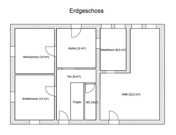 Immobilie in Liebschützberg - Ausbauhaus in Ortsrandlage von Wellerswalde - Bild 2