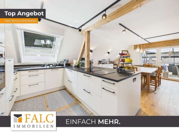 Immobilie in Schutterwald - Moderne Dachgeschosswohnung im Zweifamilienhaus- Großzügige Terrasse inklusive - Bild 0