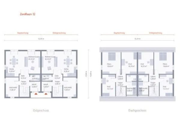 Immobilie in Eisenhüttenstadt - 2-Familienhaus = Nur 325.500,-EUR je Familie/Haushälfte/Grundstückshälfte ! - Bild 1