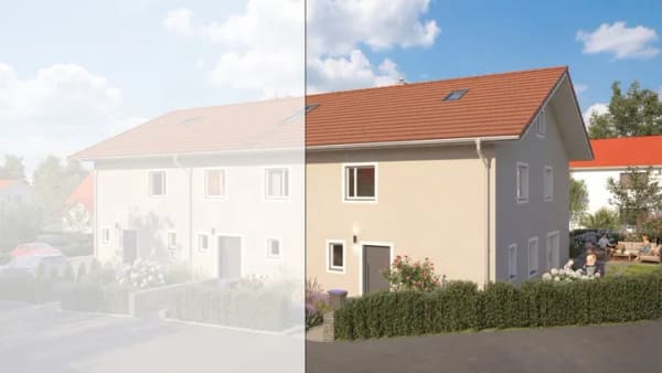 Immobilie in Obing - Exklusives Eckgrundstück: Lichtdurchflutetes Neubau-Reihenendhaus in Obing - Bild 3
