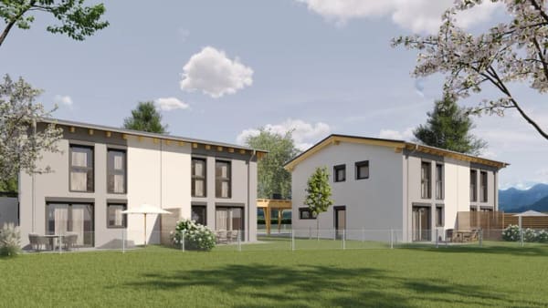 Immobilie in Brannenburg - Neubauprojekt: DHH inkl. Keller mit sehr guter München Anbindung Festpreis ab 675.000€ - Bild 1