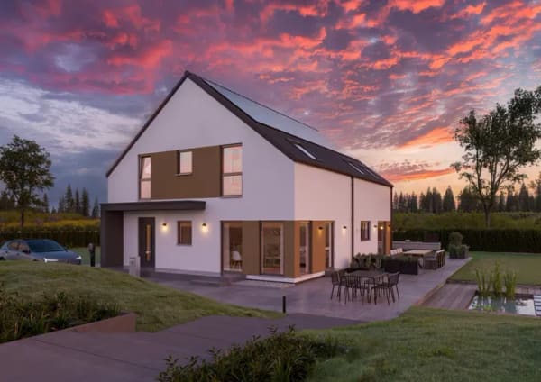 Immobilie in Niederfinow - Ein modernes Zweifamilienhaus direkt am Finow Kanal warten auf dich! - Bild 1