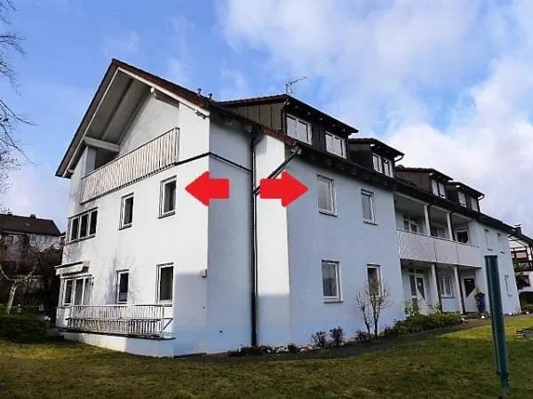 Immobilie in Henfenfeld - Elegante 3 Zimmer Wohnlocation mit Balkon und Garage im 1. OG - Bild 0