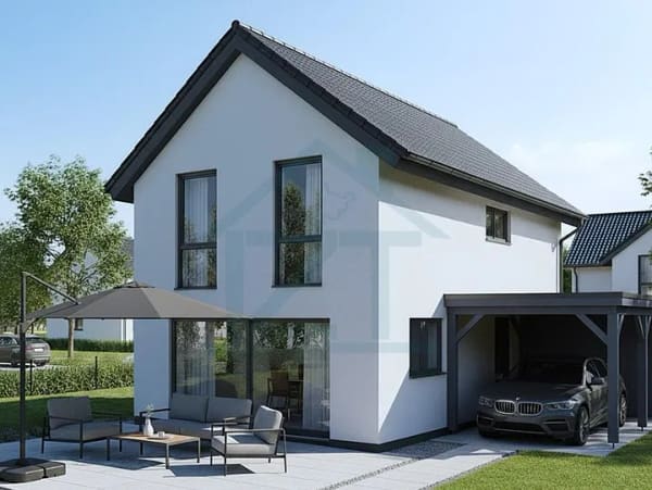 Immobilie in Oettersdorf - Einfamilienhaus Neubau mit mit 112 m² Wohnfläche inkl. 523 m² Grundstück in Öttersdorf bei Schleiz - Bild 0