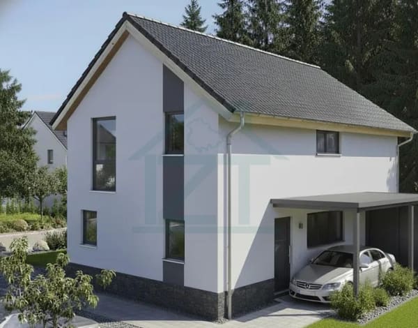 Immobilie in Oettersdorf - Einfamilienhaus Neubau mit mit 112 m² Wohnfläche inkl. 523 m² Grundstück in Öttersdorf bei Schleiz - Bild 1