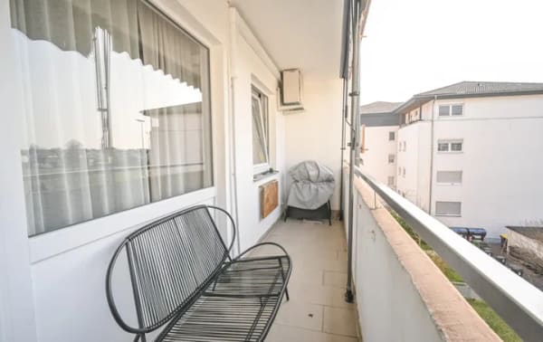 Immobilie in Münster (Hessen) - DIETZ: Gepflegte 3-Zimmerwohnung im 2.OG mit Balkon und PKW-Stellplatz in Münster! - Bild 3