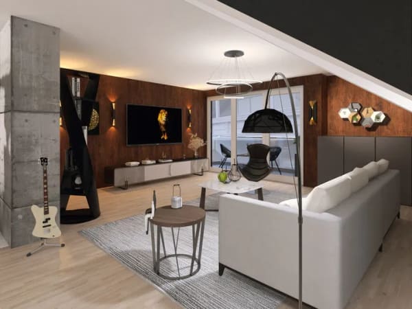 Immobilie in Goldbach - Reduziert: DG-Wohntraum + Appartement 25 qm - über den Dächern von Goldbach - Bild 2