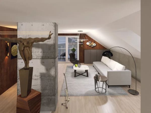 Immobilie in Goldbach - Reduziert: DG-Wohntraum + Appartement 25 qm - über den Dächern von Goldbach - Bild 4