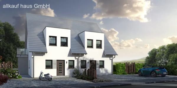 Immobilie in Ohorn - Günstig bauen durch Doppelhaus - Direktinfo 0172/2618341 - Bild 0