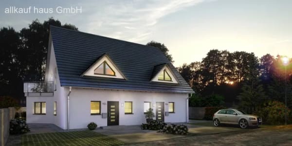 Immobilie in Dippoldiswalde - Günstiger bauen dank Doppelhaus! - Mehr dazu unter 0172/2618341 - Bild 1