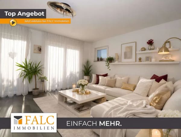 Immobilie in Neckarwestheim - Doppelhaushälfte mit herrlicher Terrasse und A+ - FALC Immobilien - Bild 0