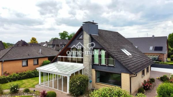 Immobilie in Melbeck - Exklusives Einfamilienhaus mit Panorama-Wintergarten, Sauna, Pelletheizung und Traumgarten in Melbeck - Bild 0