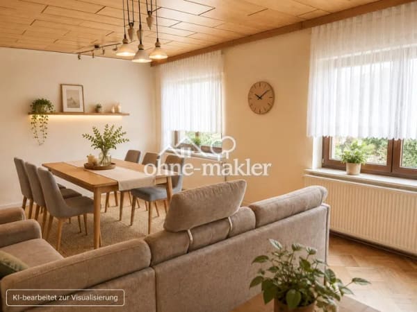 Immobilie in Lauchhammer - Unter 150.000 €: 131 m² Familienhaus mit 4 Schlafzimmern, 2 Bädern und 2 Garagen – provisionsfrei - Bild 3