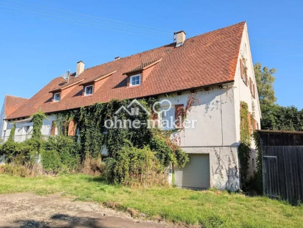 Immobilie in Mittelneufnach - Provisionsfrei -Großzügiges 1-2 Familienhaus, großes Grundstück – ideal für Tierliebhaber - Bild 0