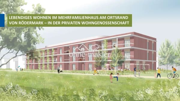 Immobilie in Rödermark - 2-Zimmer-Wohnung im Mehrfamilienhaus (EG) (AAS) – private Wohngenossenschaft im Rhein-Main-Gebiet - Bild 0