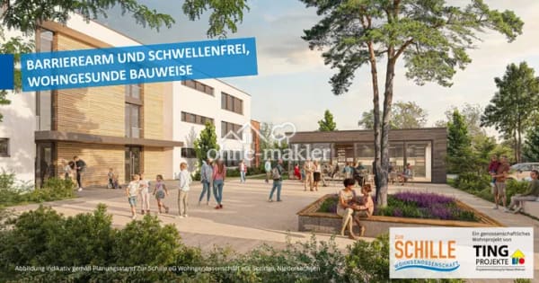 Immobilie in Springe - Suburban, naturnah leben: 2-Zi.-Whg in Bennigsen – Private Wohngenossenschaft - Bild 0
