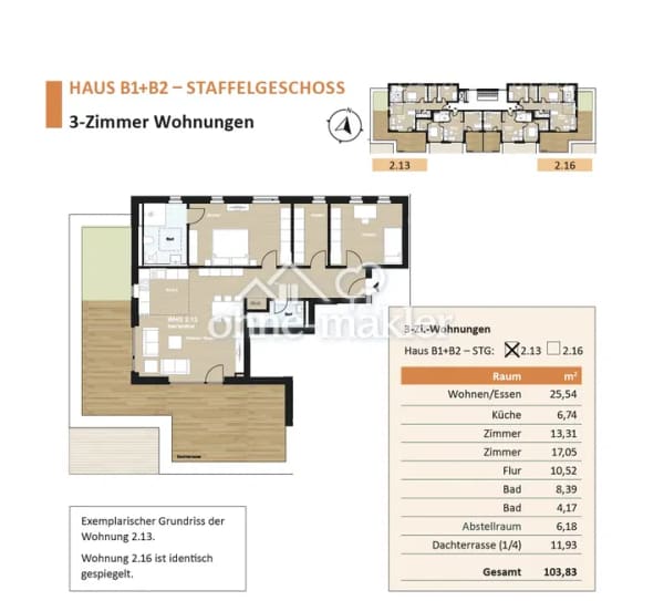 Immobilie in Springe - Suburban und naturnah: 3-Zi.-Whg in Bennigsen – Private Wohngenossenschaft Zur Schille eG - Bild 2