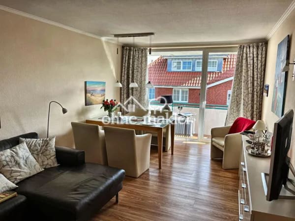 Immobilie in Wangerooge - Wangerooge: Ferienwohnung mit 2 Balkonen – 100 m zum Strand – provisionsfrei - Bild 0