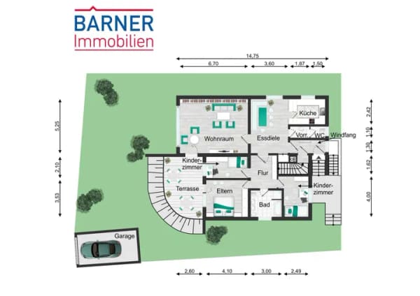 Immobilie in Überlingen - Sofort beziehbares-sonniges Einfamilienhaus mit Einliegerwohnung, 500m bis zum Seeufer - Bild 3