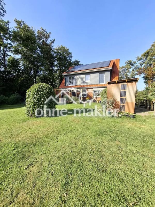 Immobilie in Oederquart - A+ Effizienzhaus mit Erdwärmepumpe, PV mit Speicher und 1.670 m² Grundstück in Außenbereichslage - Bild 0
