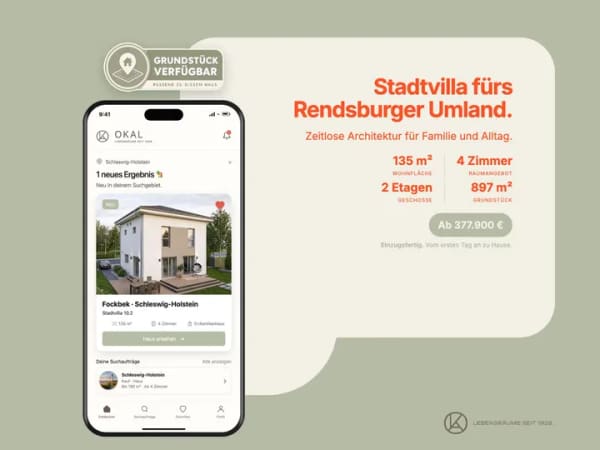 Immobilie in Fockbek - Stadtvilla fürs Rendsburger Umland - Bild 1