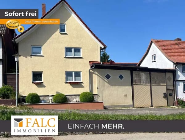 Immobilie in Nessetal - Landhaus mit Scheune und hübschem Garten - Bild 0