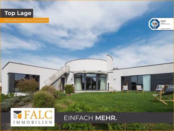 Immobilie in Wülfershausen an der Saale - Einzigartige Architektur trifft auf Naturidylle: Haus mit runden Akzenten - Bild 0