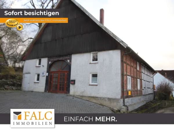 Immobilie in Bad Pyrmont - Resthof, ideal für Naturliebhaber, Pferdehaltung möglich - Bild 0
