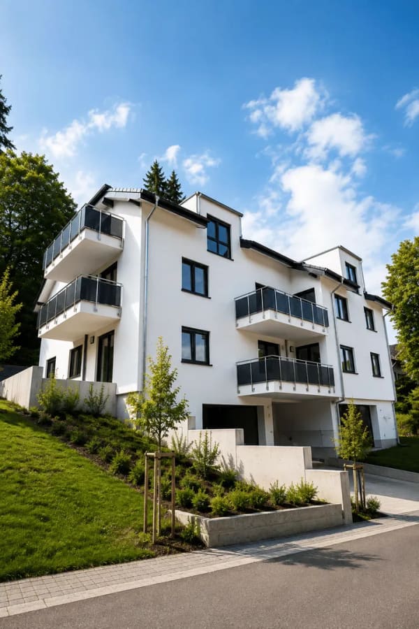 Immobilie in Ruppichteroth - Exklusive Neubau Eigentumswohnungen mit Balkon/Terrasse und Energieeffizienz A+ in Ruppichteroth Winterscheid - Bild 0