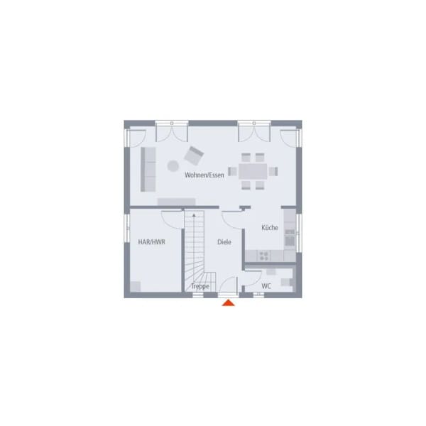 Immobilie in Colmberg - OKAL Stadtvilla 11 überzeugt mit sachlichen Architektur und Satteldach - Bild 4