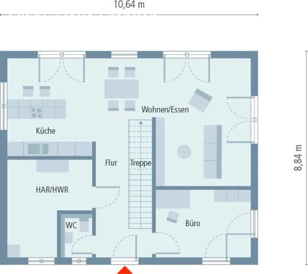 Immobilie in Donnersdorf - Modernes Wohnen unter elegantem Walmdach - Bild 3