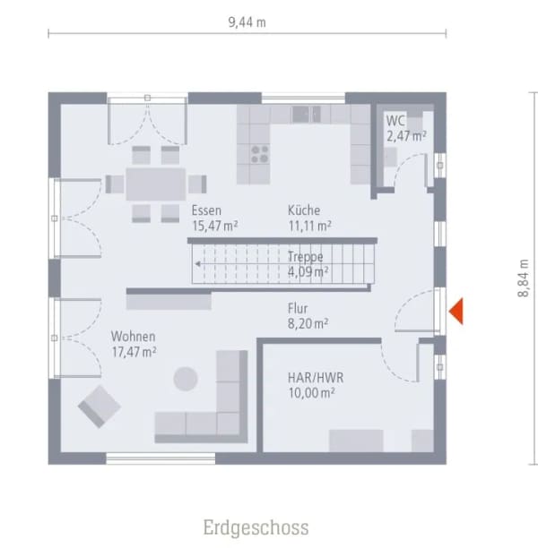 Immobilie in Traitsching - 135m² Einfamilienhaus zum Aktionspreis Technikfertig bis Einzugsfertig - Bild 3