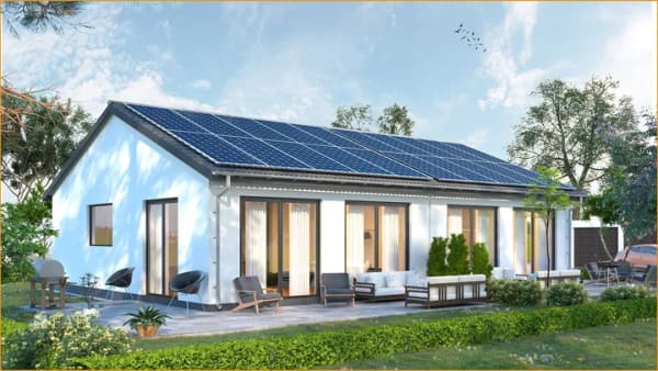 Immobilie in Fischach - Zukunftsfähiges Wohnen: barrierefreier Bungalow als Doppelhaushälfte - schlüsselfertig! - Bild 1