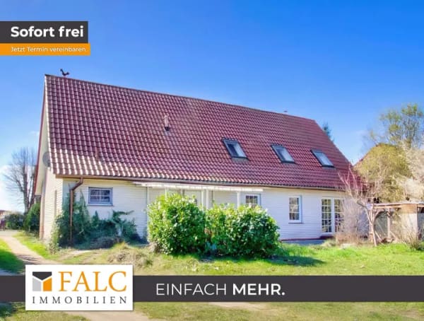 Immobilie in Lübesse - Zusammen leben – getrennt wohnen: Bauernhaus mit zwei Wohneinheiten - Bild 0