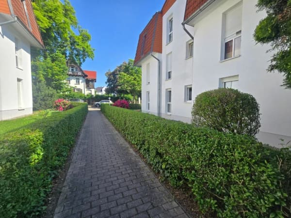 Immobilie in Borsdorf - Schöne Erdgeschosswohnung mit Terrasse und kleinem Garten in Borsdorf - Bild 1
