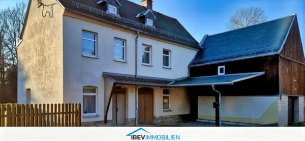 Immobilie in Bösenbrunn - Haus mit schönem Grundstück nahe der Talsperre Pirk - Bild 1