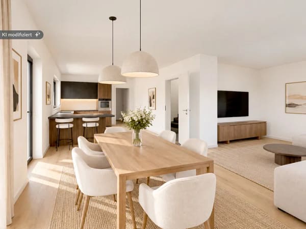 Immobilie in Benediktbeuern - Benediktbeuern - Modern. Großzügig. Alpenländisch. - Doppelhaushälfte mit Sonnengarten! - Bild 1